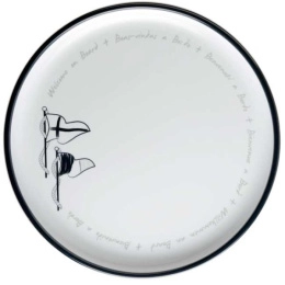 Тарелки плоские нескользящие Marine Business Welcome on board 25см 6шт (27001, 10260840)